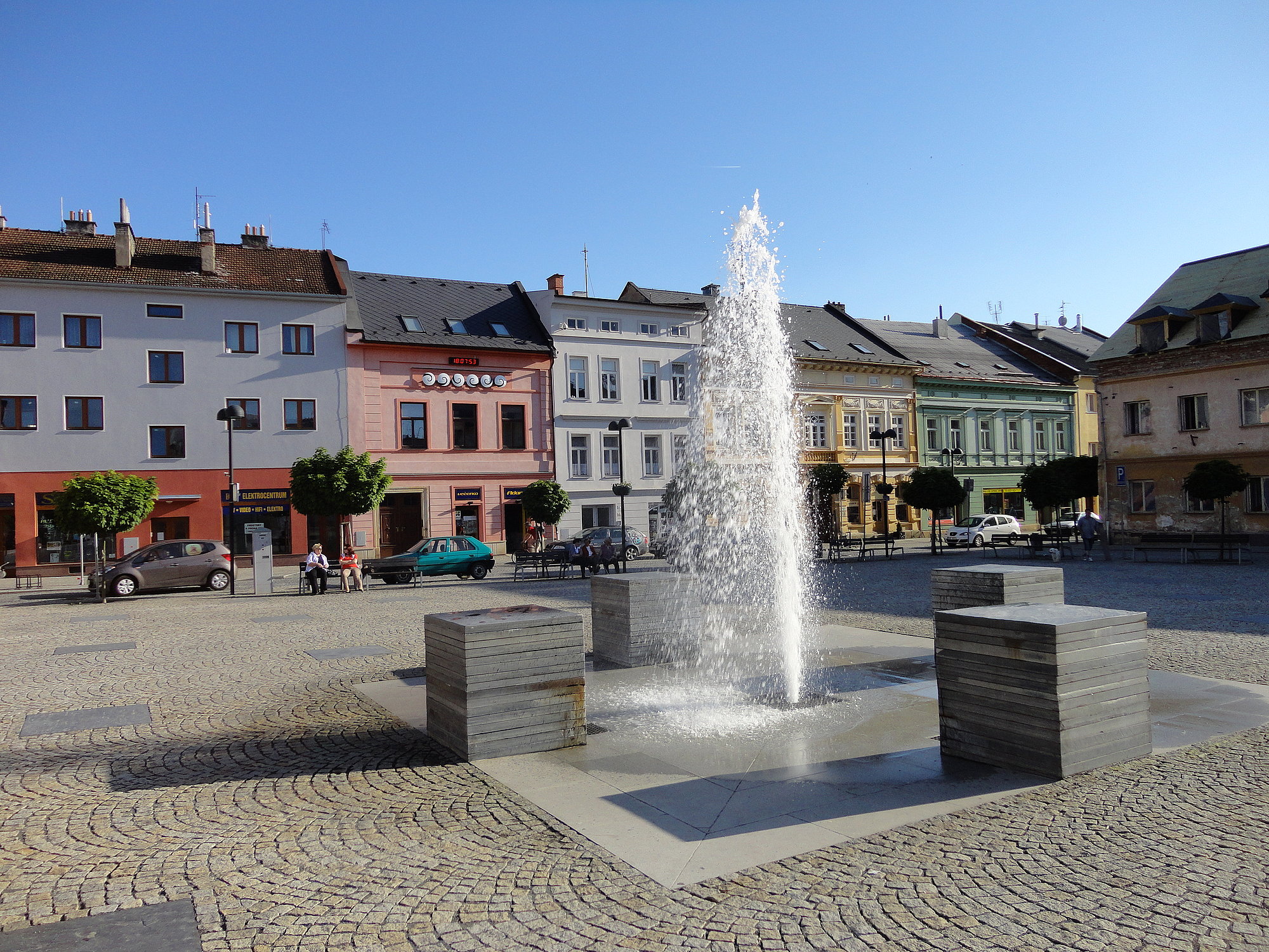 Marktplatzbrunnen in Sternberk. Foto: Manfred Proksch