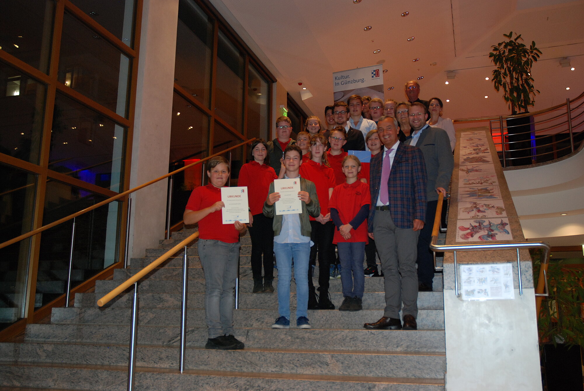 Die Geehrten 2019. Foto: Felicitas Macketanz/ Stadt Günzburg