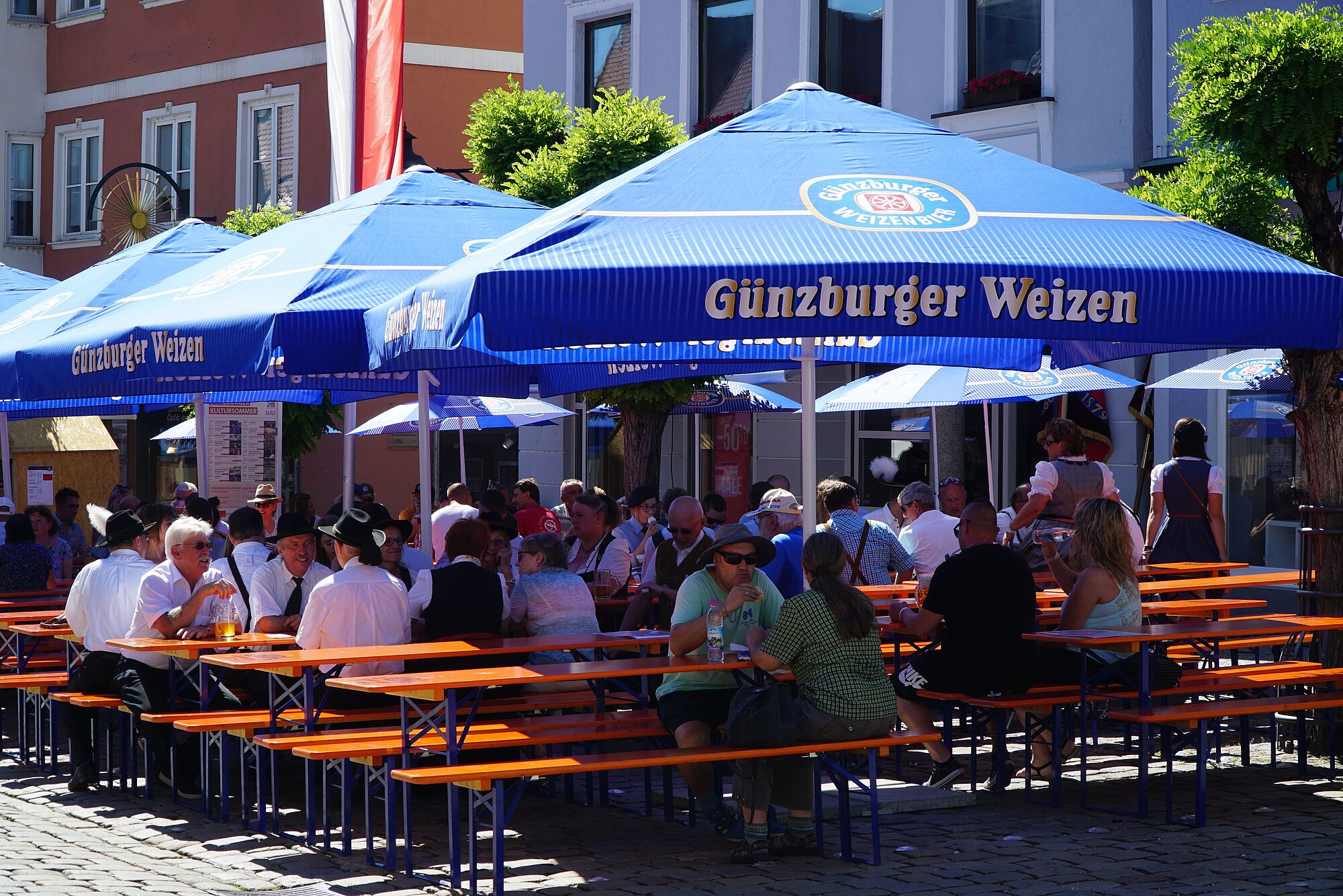 Viele schöne Plätze der Günzburger Innenstadt laden beim Guntiafest zum Verweilen ein. Foto: Tanja Sailer/Stadt Günzburg