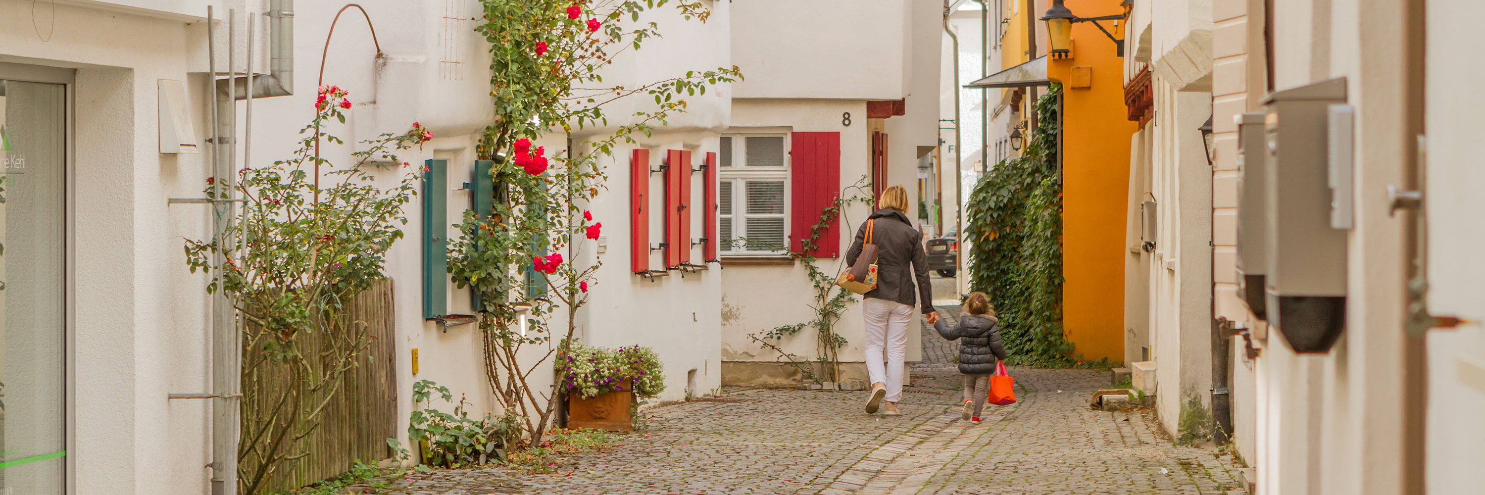 Wohnen in der Altstadt. Foto: Philipp Röger für die Stadt Günzburg