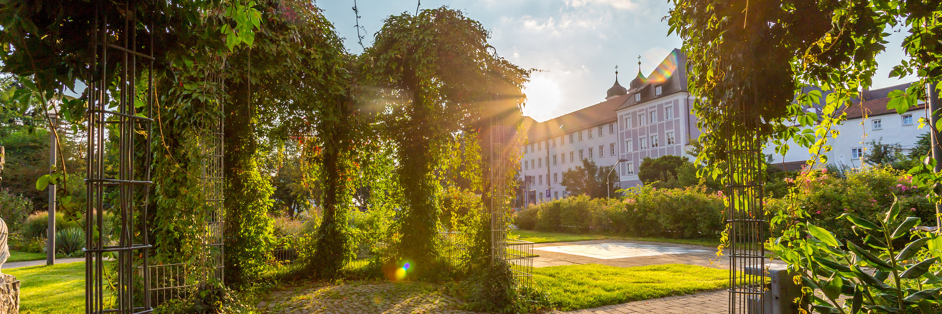 Pavillkion im Hofgarten. Foto: Philipp Röger für die Stadt Günzburg