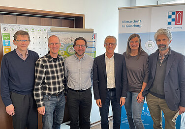 Günzburg erhält erstmalig den European Energy Award in Gold. Mitglieder der Stadtverwaltung haben die Zertifizierer von den deutlichen Fortschritten im Bereich Klimaschutz in der Großen Kreisstadt überzeugt. Foto: Michael Lindner/Stadt Günzburg