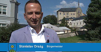 Bürgermeister Orsag berichtet aus der Städtepartnerstadt Sternberk.