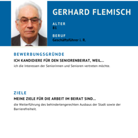 Kandidat Gerhard Flemisch