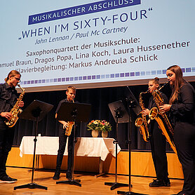 Musikalische Umrahmung durch die Musikschule Günzburg. Foto: Johanna Hofgärtner/Stadt 