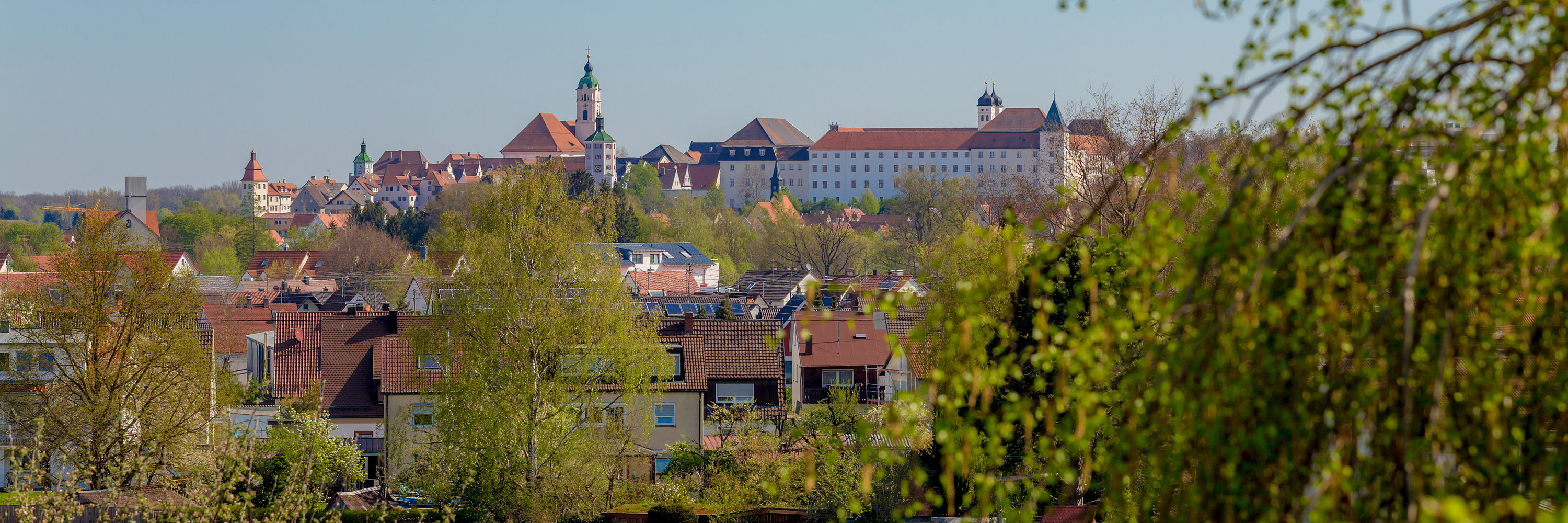 Stadtansicht von Norden. Foto: Philipp Röger für die Stadt Günzburg