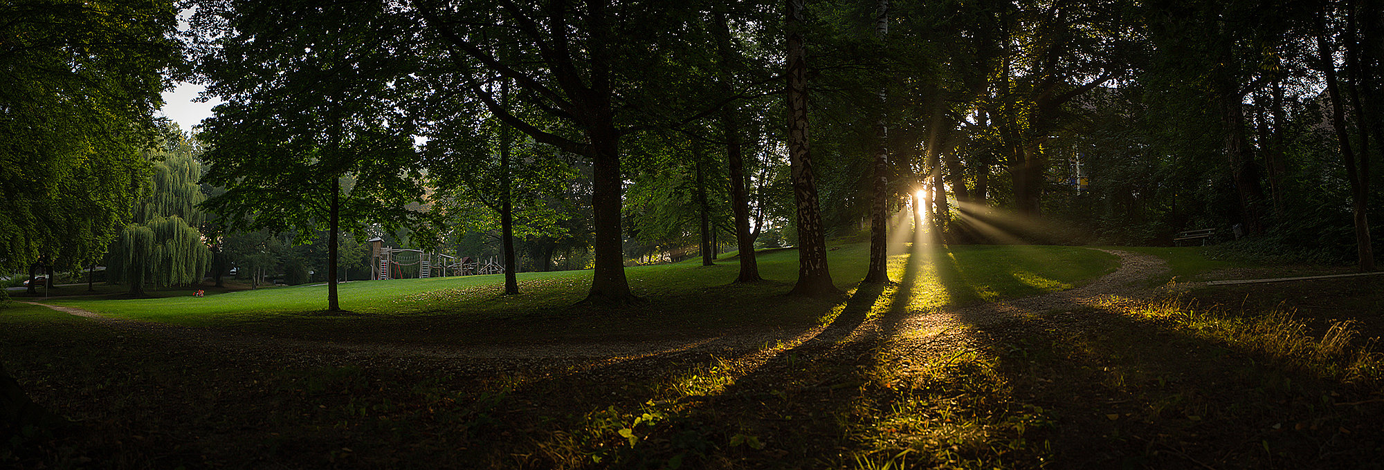 Der Klingelpark mit Spielplatz. Foto: Philipp Röger für die Stadt Günzburg