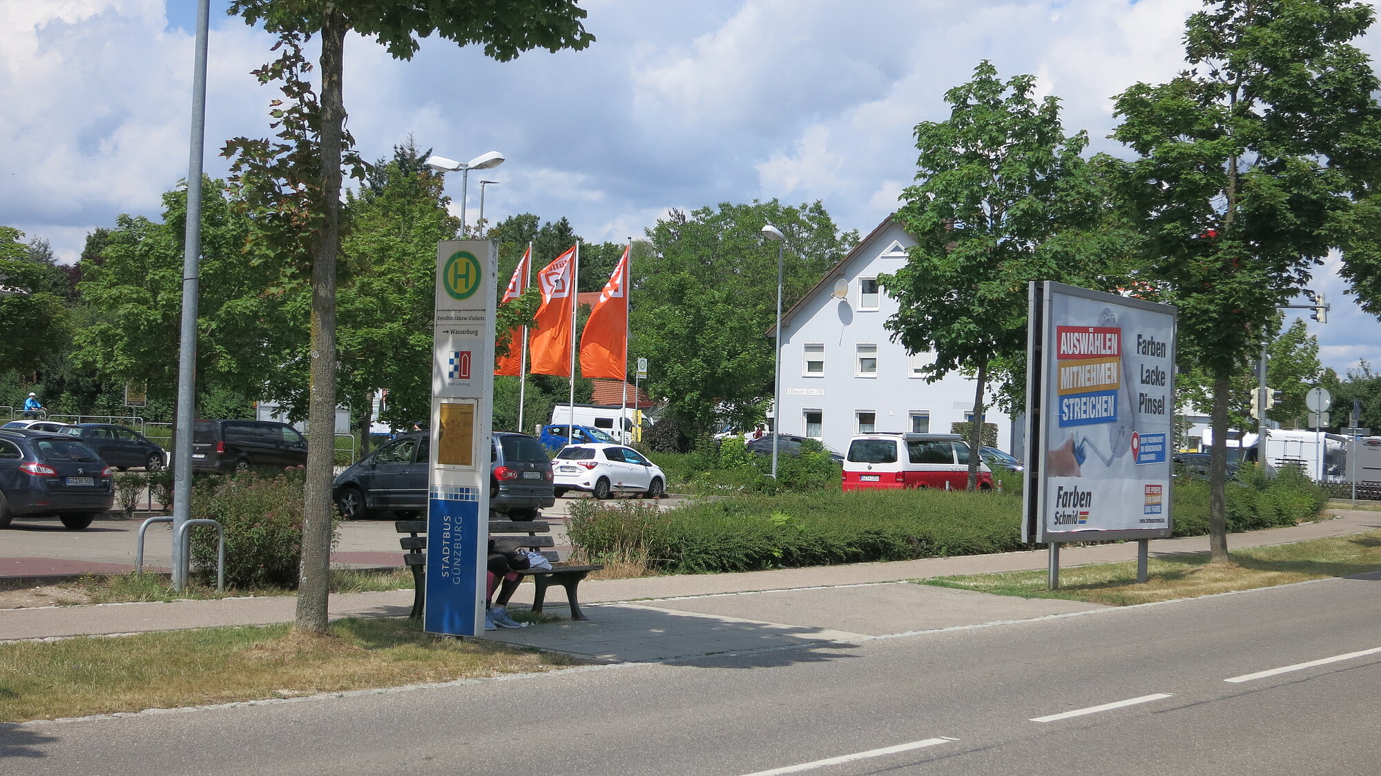 Verkehrstechnische Probleme u.a. an der Bushaltestelle Reindlstraße war ein Diskussionspunkt in der Mai-Sitzung. Foto: Gerhard Skrebbas 