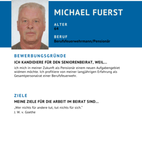 Kandidat Michael Fuerst