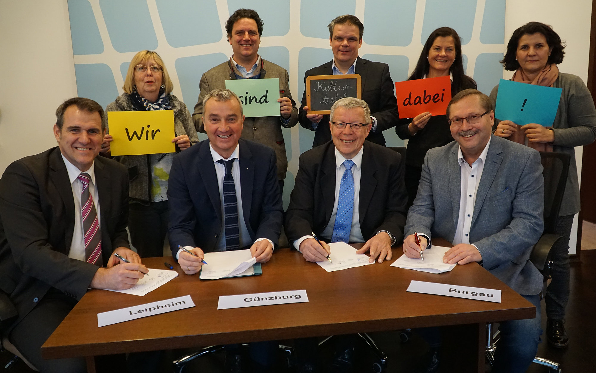 Teilnehmer der Kulturtafel im Landkreis Günzburg. Foto: Julia Ehrlich/ Stadt Günzburg