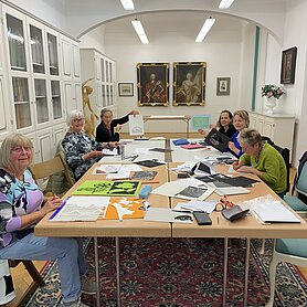 Abend-Workshop im Museum mit Hans Lankes. Foto: Johanna Hofgärtner