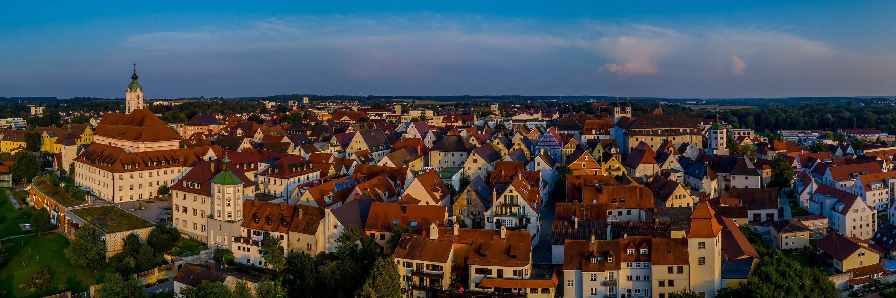 Stadtansicht Panorama. Philipp Röger für die Stadt Günzburg