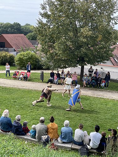 Zum dritten Mal fanden in Günzburg die Römer-Familientage statt. Mit Spannung erwartet wurden an beiden Tagen die Auftritte der Gladiatoren.  Fotos: Michael Lindner/ Stadt Günzburg