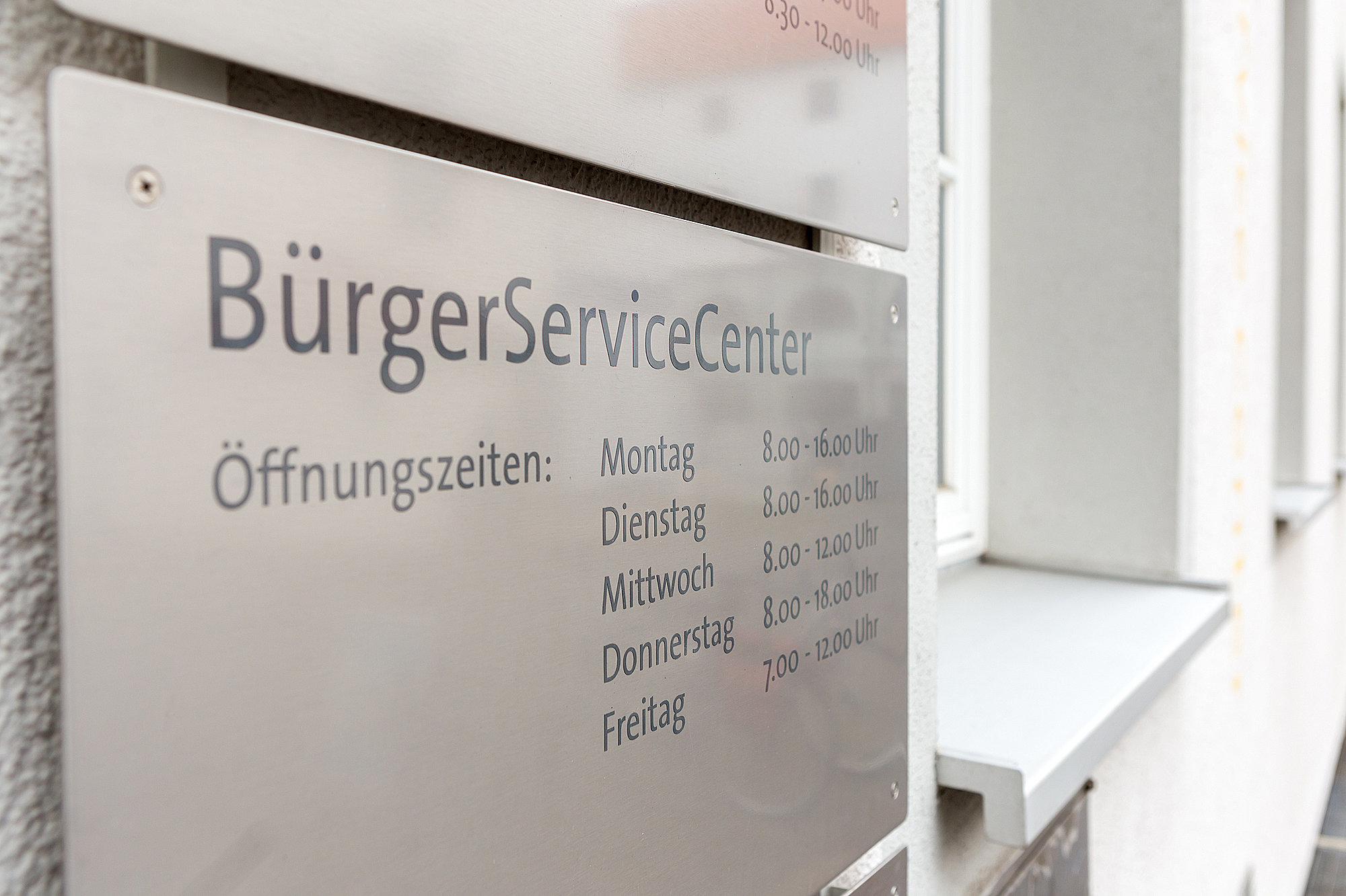 Das BürgerServiceCenter finden Sie am Schloßplatz 1, Dienstgebäude 2. Foto: Philipp Röger für die Stadt Günzburg