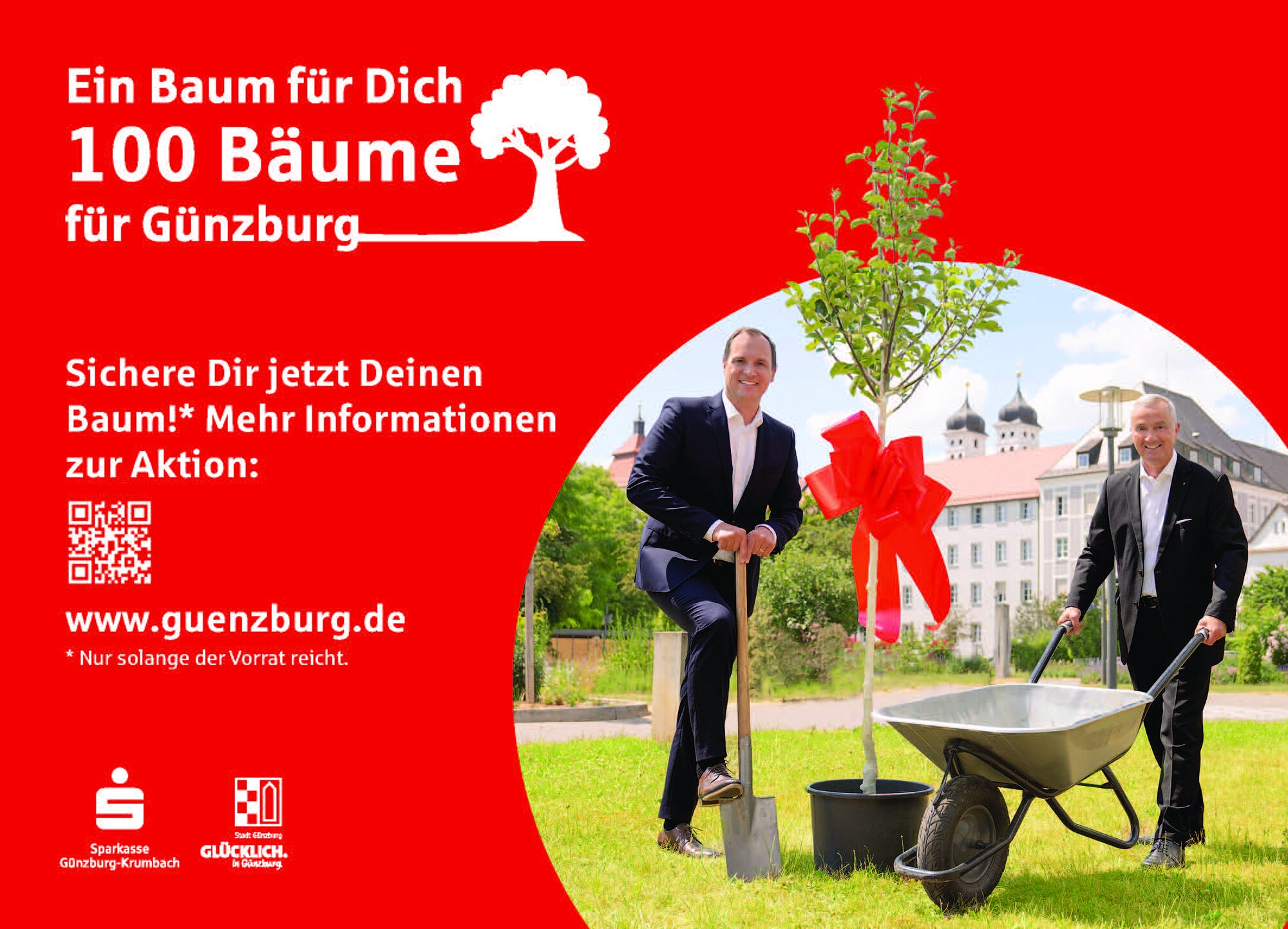 Postkarte "Ein Baum für Dich - 100 Bäume für Günzburg"