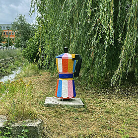 3. Preis: Caffettiera von Agnes Holzapfel, Foto: Johanna Hofgärtner