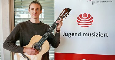 Anton Bareis nahm zum dritten Mal bei Jugend musiziert teil. Foto: Hannes Mühlfriedel