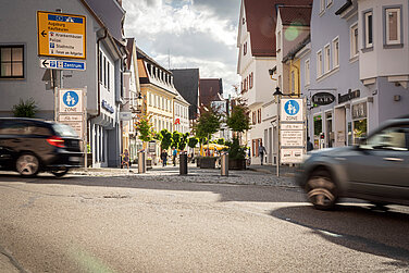 Die Sommerregelung für die Günzburger Fußgängerzone tritt ab dem 1. März in Kraft. Foto: Philipp Röger für die Stadt Günzburg
