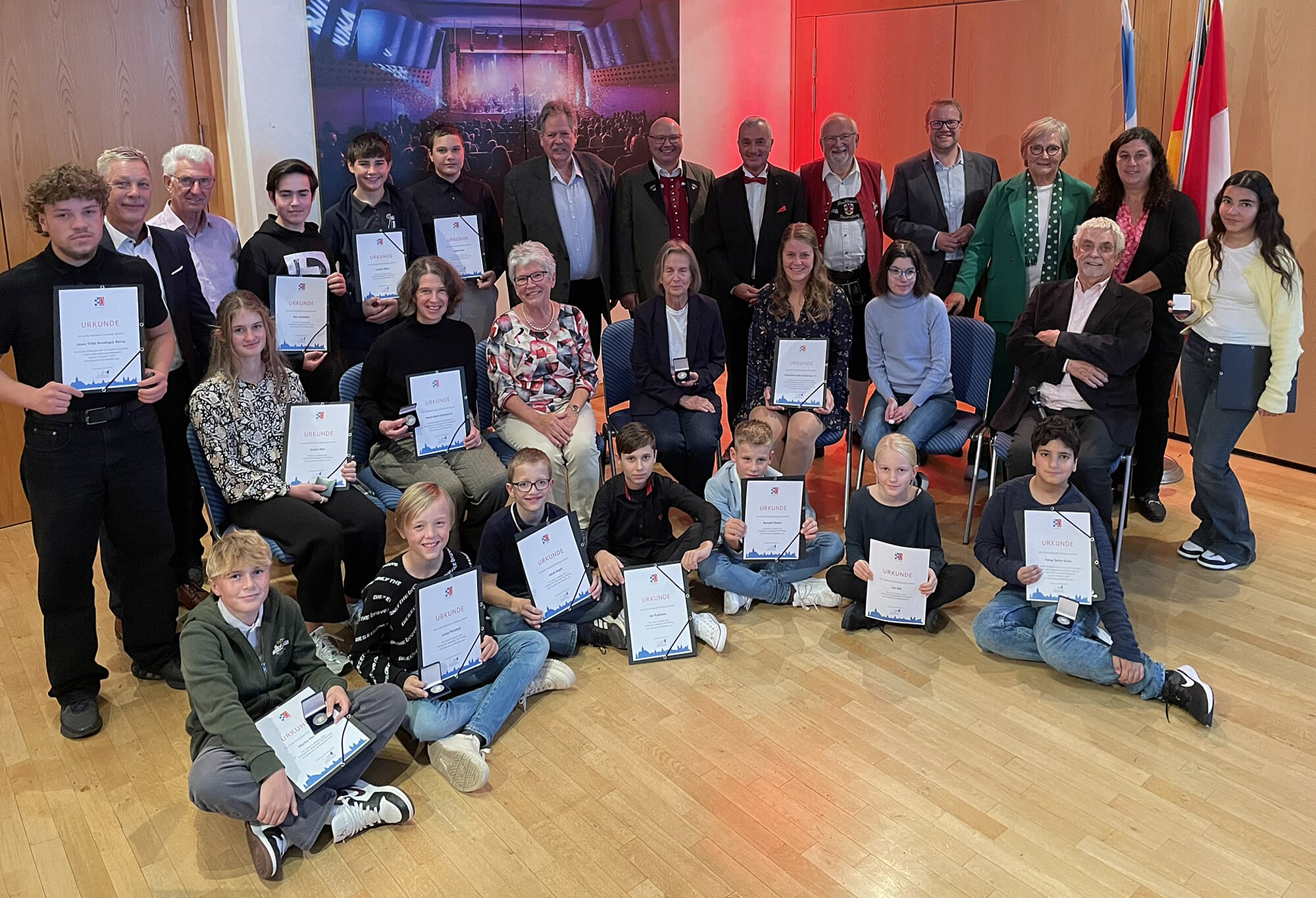 Ehrung Kulturschaffender, Foto: Johanna Hofgärtner / Stadt Günzburg