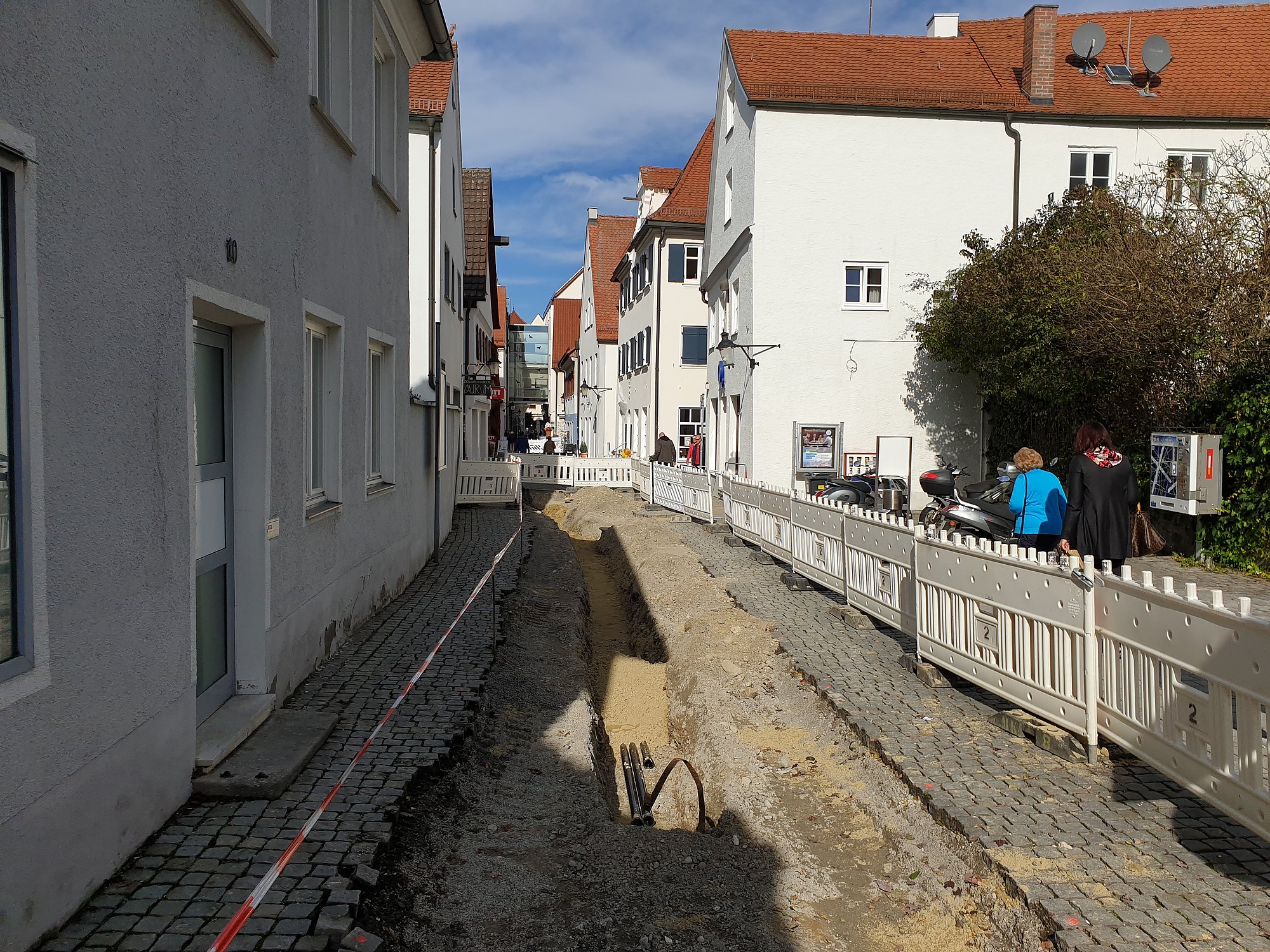 Neue Pflasterung für die Altstadt. Foto: Gerhard Skrebbas